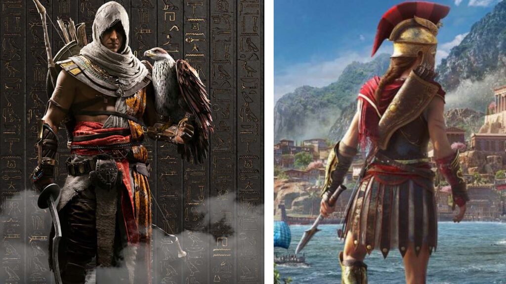 Assassin's Creed Odyssey vs origins cover