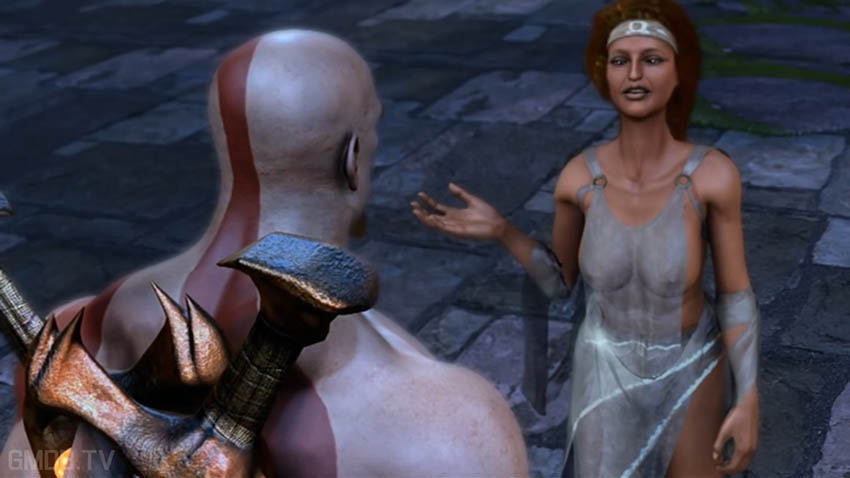 God of War Female Characters Oracle of Athens