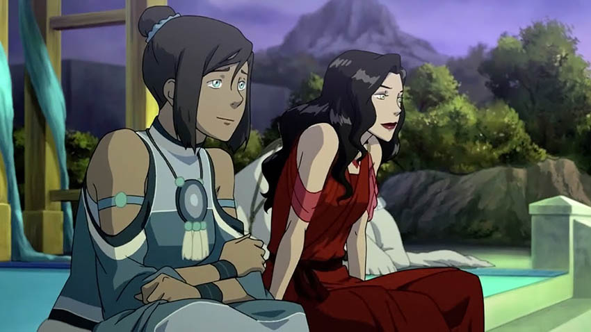 Korra and Asami 1