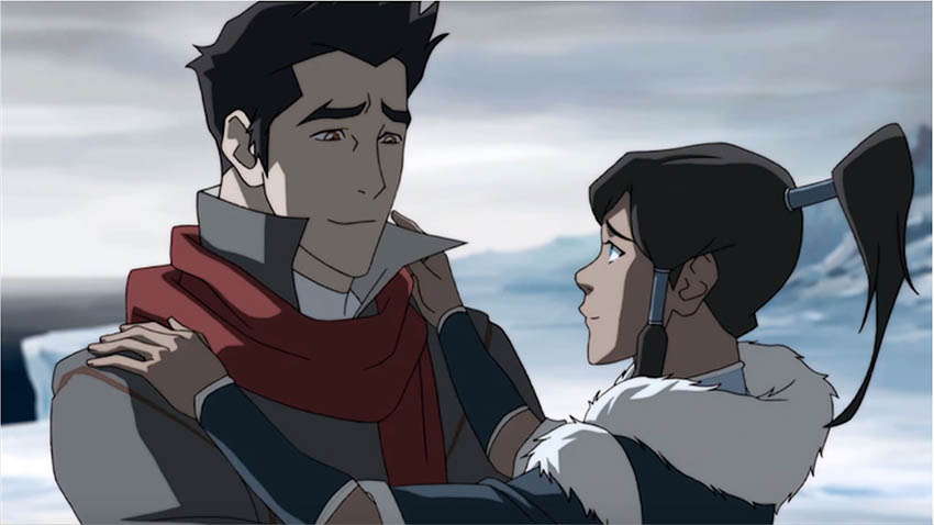 Korra and Mako 1