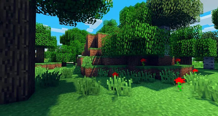 Popular Minecraft shaders for low end PC Waving Plants Shaders