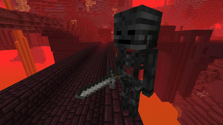 Minecraft Undead Mobs Wither Skeleton