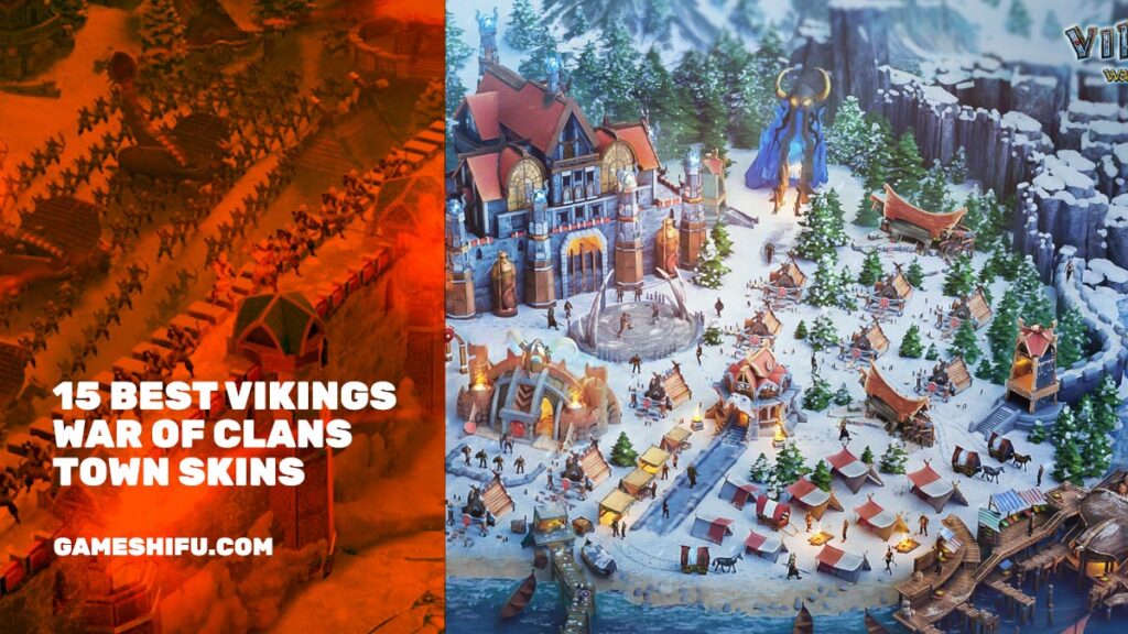 Vikings War of Clans Town Skins